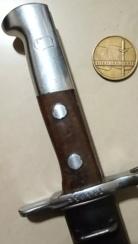 Antigua Bayoneta Suiza Modelo 1918 Schmidt Rubin Daga Sable 