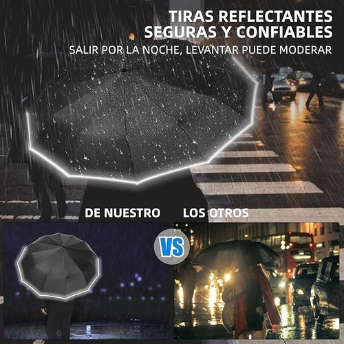 A Paraguas Automático De Portátil Protección Uv Para Verano