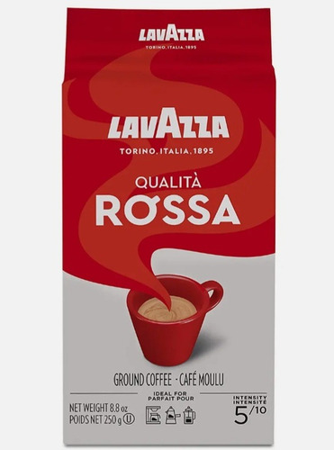 Café Lavazza Calidad Rossa Molido Tostado 250g