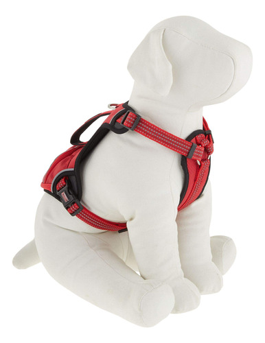 Dog Harness Kong Reflective Pocket Grande Rojo