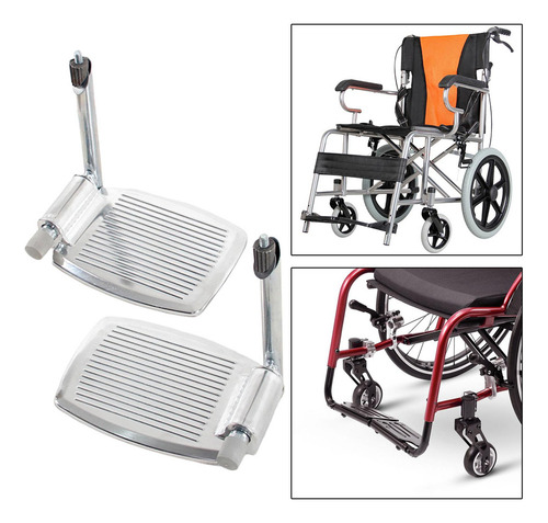 - Reposapiés Para Silla De Ruedas Duradero Aluminio Con