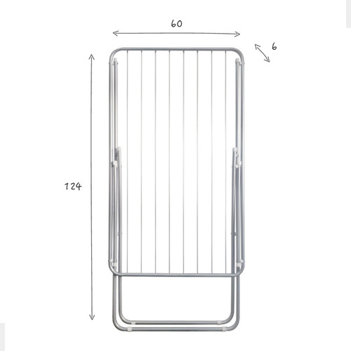 Imagen 5 de 9 de Tender Plegable Ropa Reforzado 8 Varillas Posta 614 Calidad