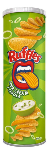 Batata Sour Cream E Cebola Elma Chips Ruffles Tubo 100g
