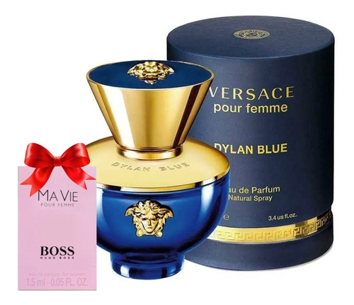 Dylan Blue Pour Femme Versace  100ml Edp Dama + Regalo