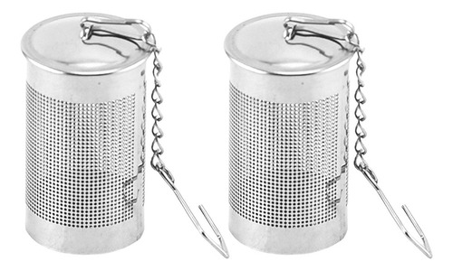 4 X 2 Infusores De Bolas De Té De Acero Inoxidable Con Alto
