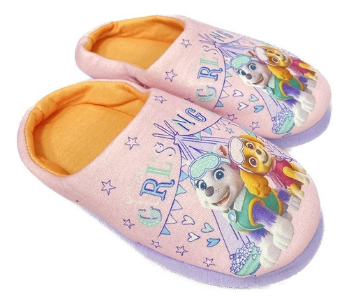 Pantufla Infantil Paw Patrol Oficial Para Niños T 23 - 28