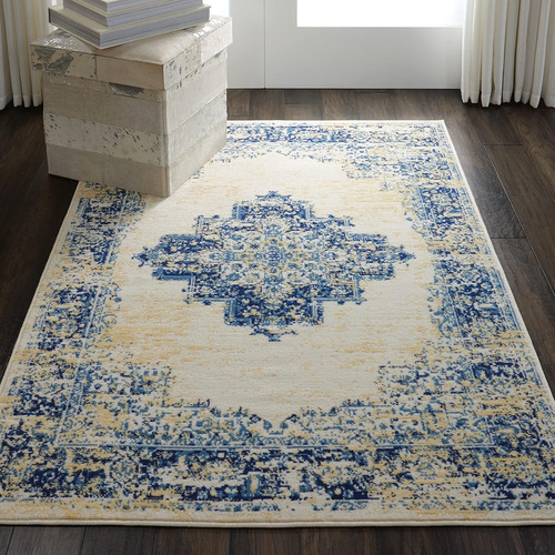 Grf14 Grafix Area Rug X 5'9 , 3'9 X5'9, White