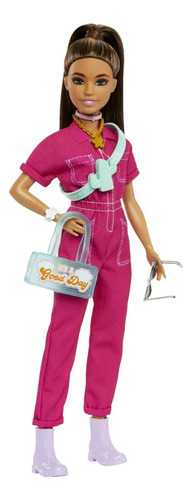 Barbie Traje De Moda Overol Rosa