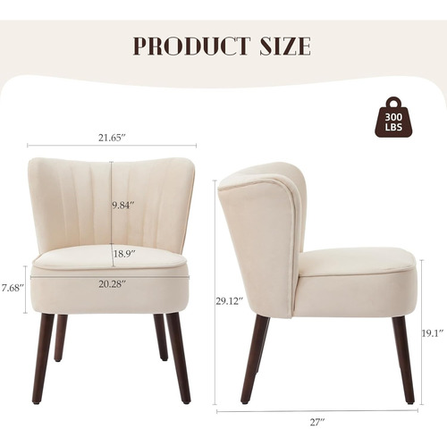 Sillón Sofá Individual Elegant Terciopelo Velvet Mueble Sala Blanco Terciopelo