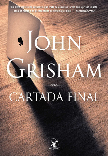 Cartada final, de Grisham, John. Editora Arqueiro Ltda.,Editora Arqueiro,Editora Arqueiro, capa mole em português, 2020