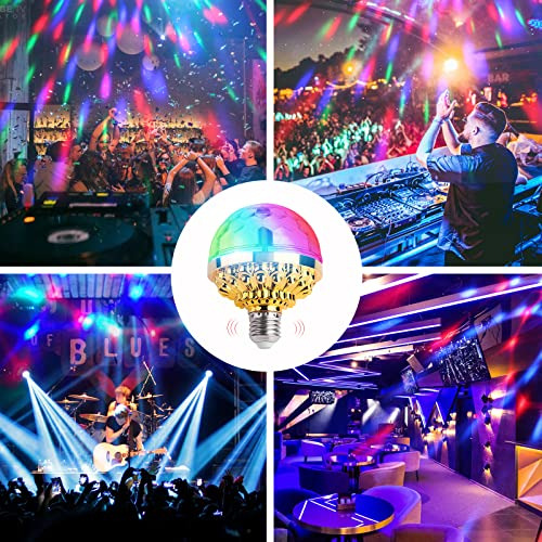 Colorful Rotating Magic Ball Light Colorful Disco Rotat...