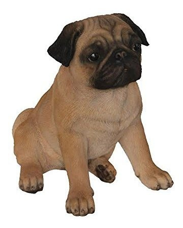 Estatua De Pug Por Hi-line Gift Ltd