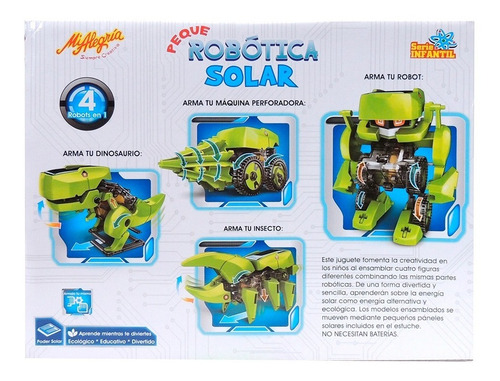Imagen 3 de 3 de Robótica Solar 4 En 1 - Mi Alegría