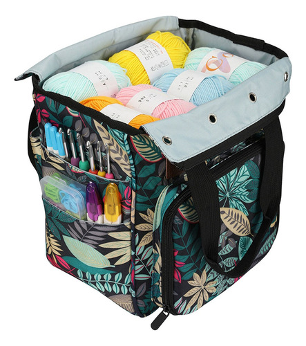 Bolsa De Hilo De Lana De Ganchillo Aguja De Coser Bolso De