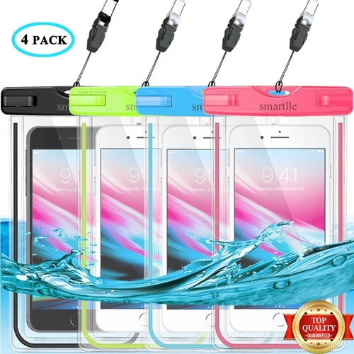 Funda Impermeable Para Teléfono Hasta 7.8 ' (surtidos) 4 Un