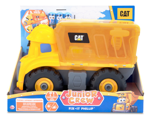 Vehiculo Construcción Cat Luces Sonido Taller 34 Cm Phillip