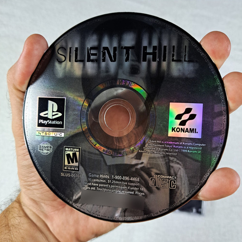 Silent Hill Prensado Ps1. Cd Mídia Prata Novo E Lacrado