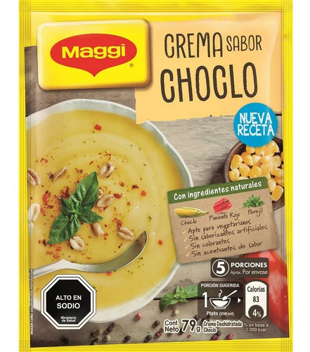 Crema De Choclo Maggi 79gr(3 Unidad )-super