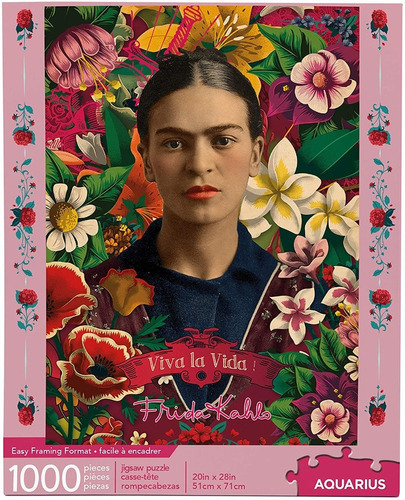Frida Kahlo Viva La Vida Rompecabezas 1000 Pzas Aquarius
