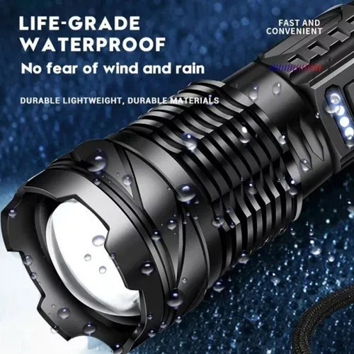 #linterna De Luz Forte Usb Recargable Al Aire Libre