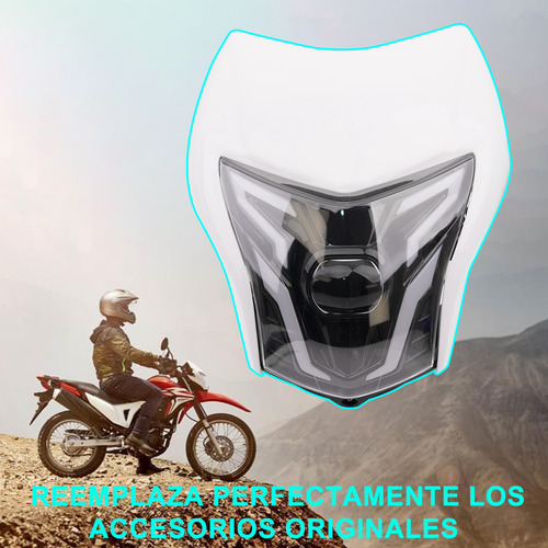 Faro Led Completo Blanco Honda Xr 150l / Xr 190l Alta Calida