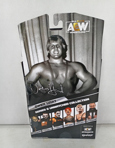 Figura Owen Hart Aew Serie 6 Unmatched Original (Usado)