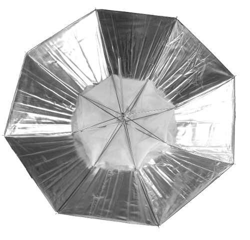 Imagen 9 de 10 de Sombrilla Paragua Iluminacion Reversible 3 Usos Difusor