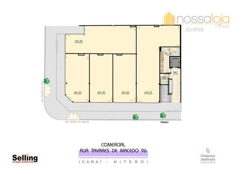 Imagem 1 de 3 de Loja Comercial Para Locação, Icaraí, Niterói. - Lo0059