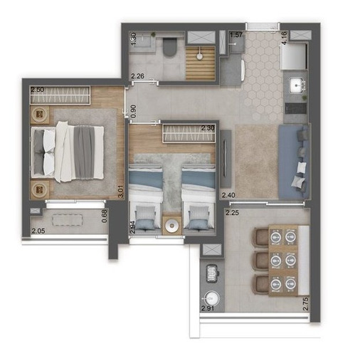 Imagem 18 de 18 de Apartamento À Venda No Bairro Tatuapé - São Paulo/sp - O-24389-40597
