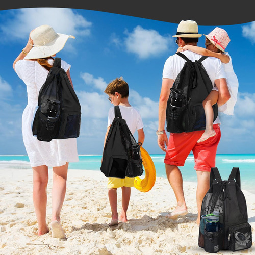 Mochila Deportiva De Cordón Con Compartimento Para Zapatos