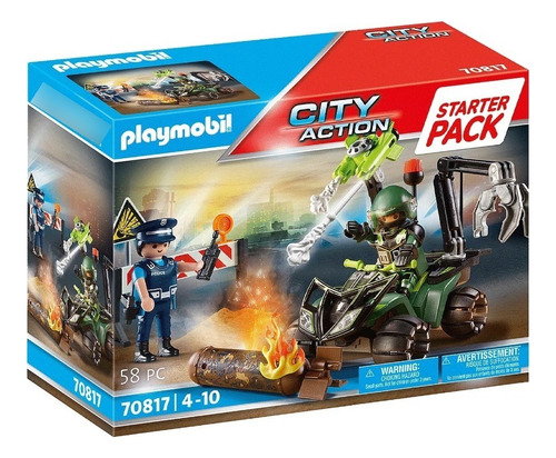 Playmobil Starter Pack Entrenamiento De Policía