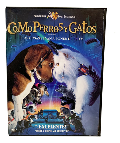 Como Perros Y Gatos- Dvd Cats & Dogs Doblada Al Español (Usado)