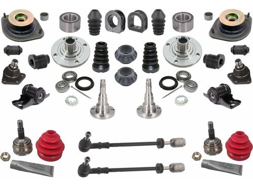 Kit Bases Rotulas Bujes Espigas Mazas Vw Atlantic 1.8 85-87