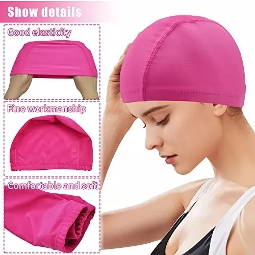 Gorro Piscina Natación De Tela Impermeable Estándar