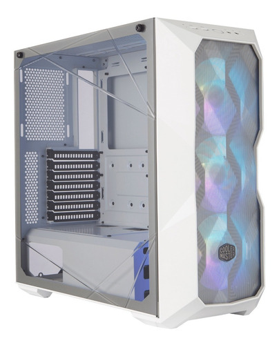 Imagen 8 de 10 de Gabinete Cooler Master Masterbox Td500 Mesh Blanco Argb