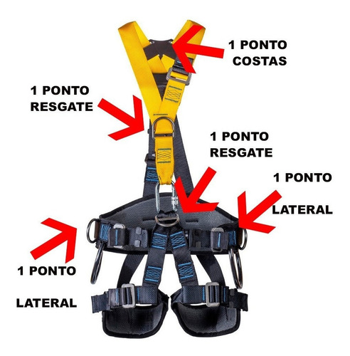 Imagem 4 de 5 de Kit V04 Ascensão Descensão Trabalho Altura Athenas