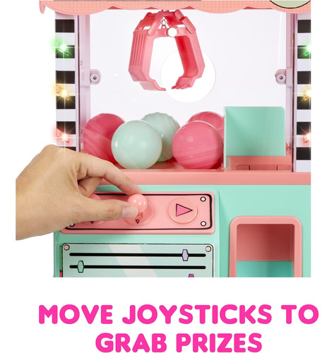 Jajaja. ¡sorpresa! Minis Claw Machine Playset Con 5 Sorpresa