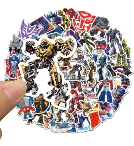 Transformers - Set 50 Stickers / Calcomanias / Pegatinas