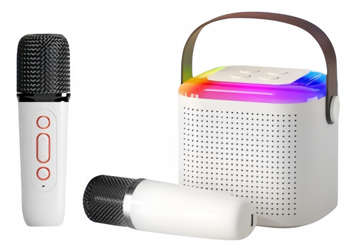 Mini Bluetooth Máquina De Karaoke Para Niños Con 2 Micrófono