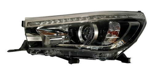 Optica Izquierda Toyota Hilux Srx 2016-2020 Original Led