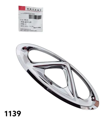 Emblema Da Grade Dianteira Chery Tiggo 5x Cod 609000476aa