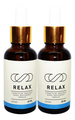 2 X Flores D Bach Tto Natural Relax  Relajate 30ml 