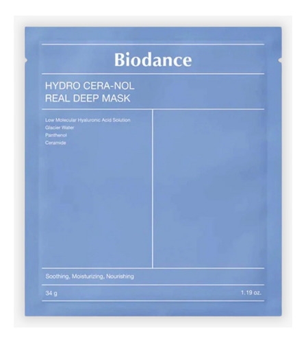 Mascarilla Hydro Ceramic-nol Real Deep Mask Biodance