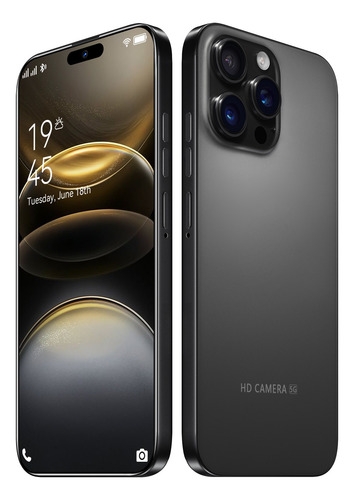 I16pro Max Dual Sim 16gb Ram 512gb Rom 2025 Popular El Último Modelo Smartphone Android 14 Barato Desbloquea Más Barato Celular 5g Wifi 6,8 Pulgadas Negro