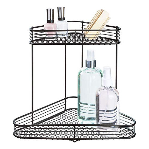 Vienna Metal Wire Standing Vanity Caddy, Cestas De 2 Ni...