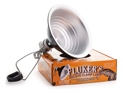 Fluker's Lampara Repta-clamp Con Interruptor Para Reptiles (
