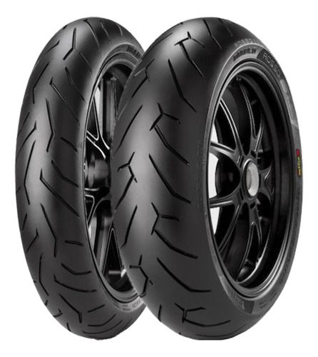 Par Pneu Xj6 120/70-17 160/60-17 Pirelli Diablo Rosso 2