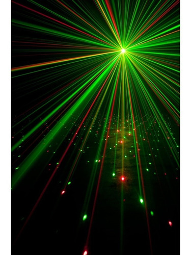 Adj Luz Led Multi-color + Laser Rojo Verde + Uv Y Estrobo