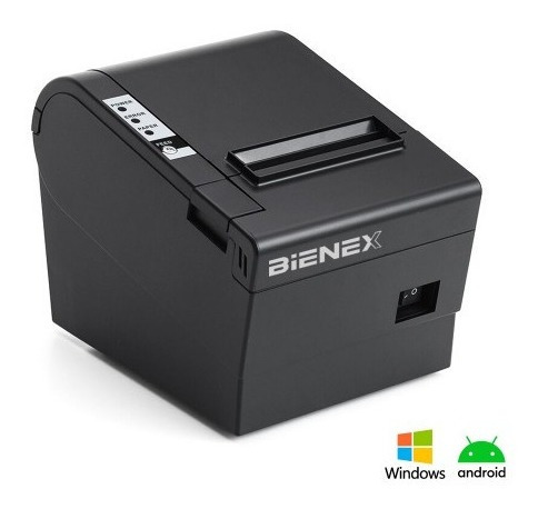 Impresora Ticketera Térmica 80mm, Usb/bluetooth + Papel