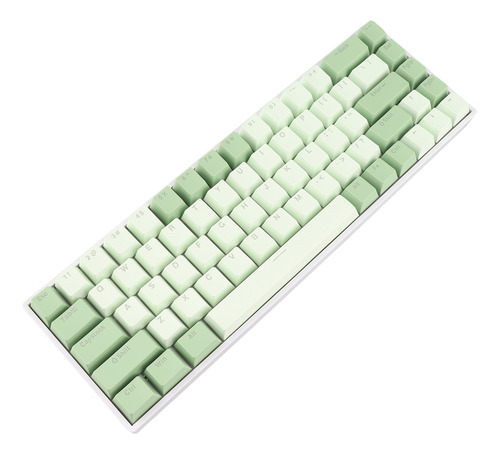 Teclado Mecânico Com Luz De Fundo Dinâmica Rgb Sem Fio De 68